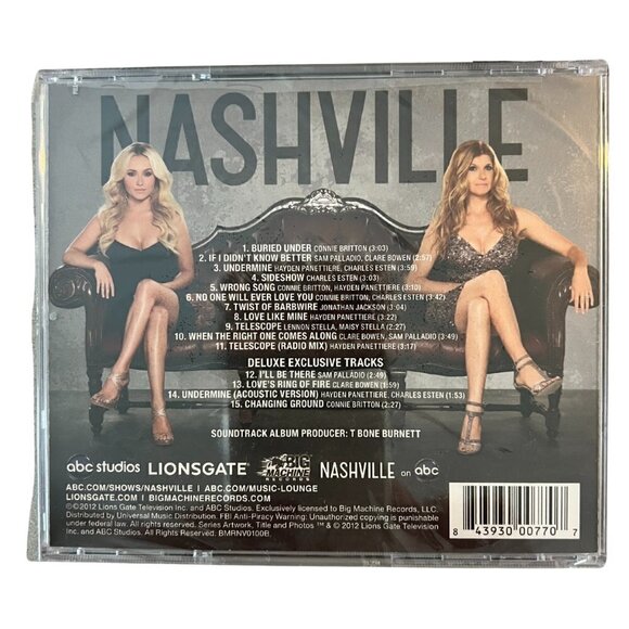 The Music of Nashville Original Soundtrack Season 1, Volume 1 - Picture 2 of 2